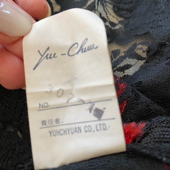 Vintage Black Red Raffia Bolero and Skirt Set - Picture 13 of 15